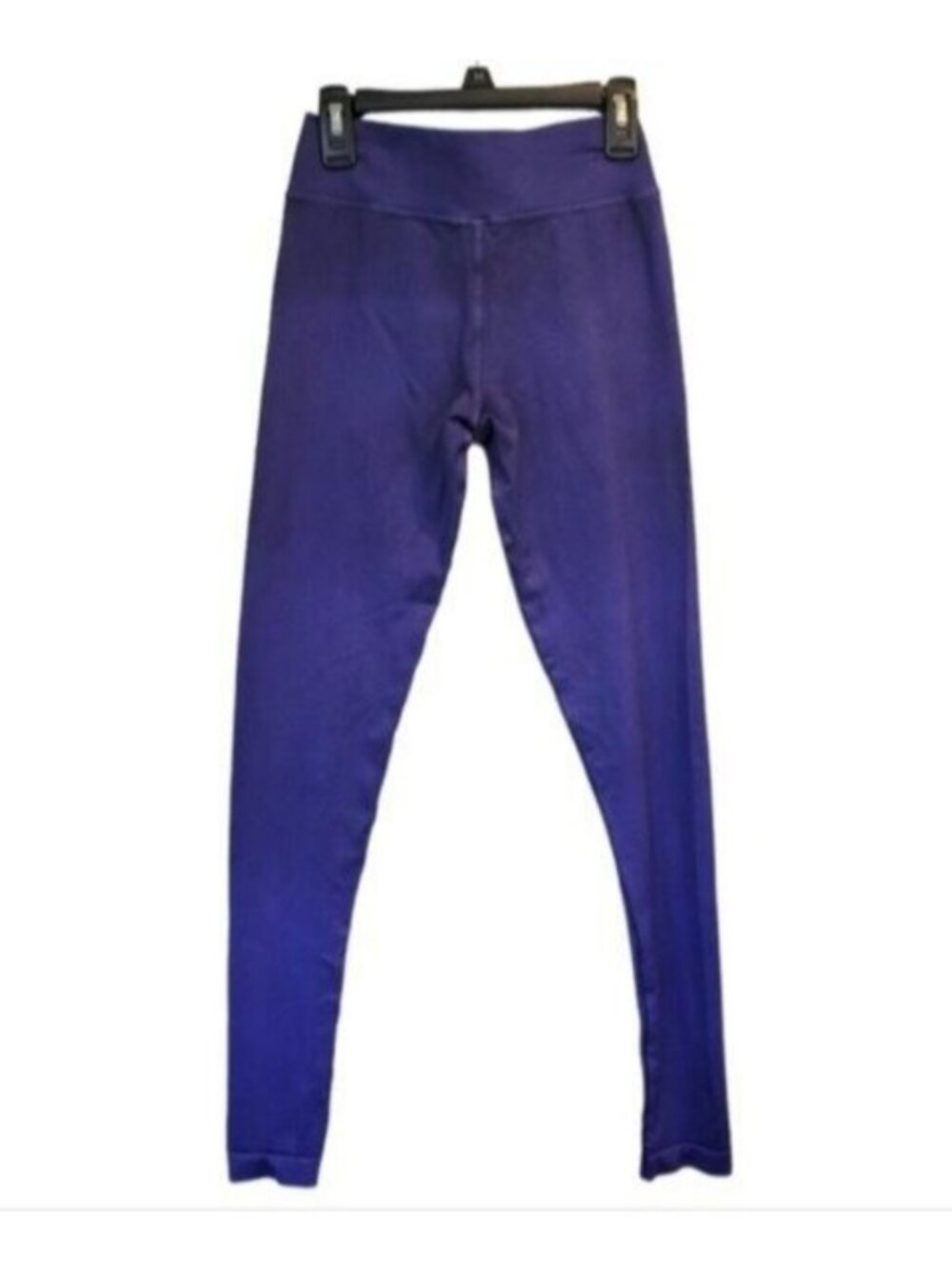 Nux | Mid Rise Compression Workout Athletic Leggings Blue - Picture 2 of 6